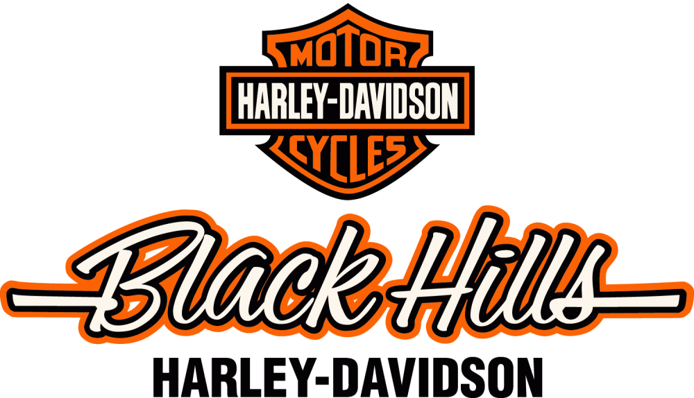 Black Hills Harley Davidson logo.
